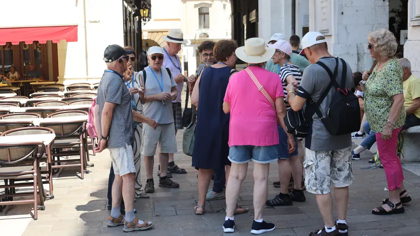 Turisti in centro a Treviso
