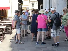Turisti in centro a Treviso
