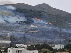 L'incendio in Grecia