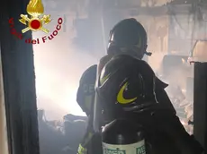 L'intervento dei vigili del fuoco