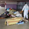 Coperte e materassi al park Dal Negro di via Venier