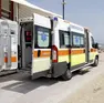 Un'ambulanza in spiaggia