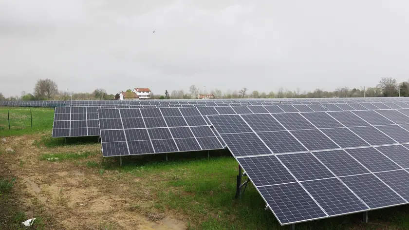 Un campo fotovoltaico