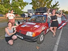 Alcune delle giovani partecipanti all’Europ’Raid