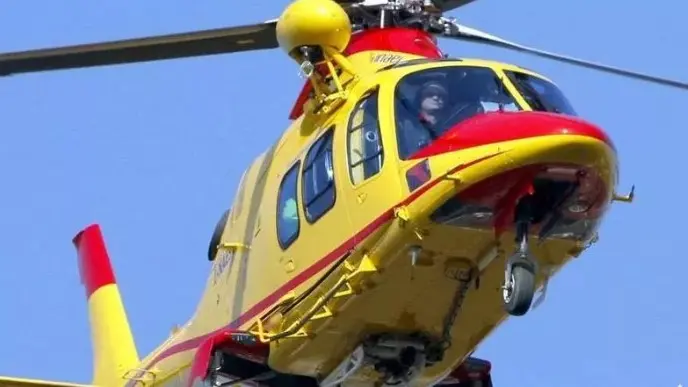 Il ciclista è stato soccorso dal Suem 118