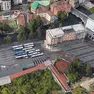 L'area ex Siamic a Treviso vista dall'alto