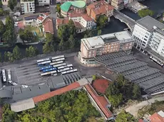 L'area ex Siamic a Treviso vista dall'alto