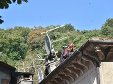 I vigili del fuoco al lavoro dopo il maltempo
