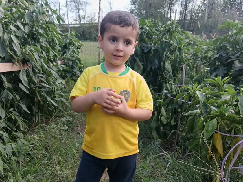 Il piccolo Yahya Mohammadi