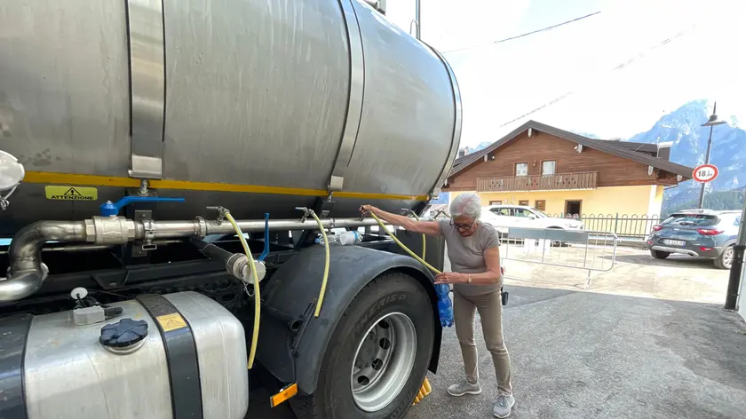 Unaautobotte: aumenta l’emergenza idrica nel Bellunese