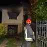 I vigili del fuoco sul posto
