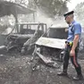 Gli effetti dell'incendio (foto Cavicchi/Macca)