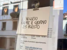 Un locale chiuso a Treviso