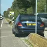 Una delle auto sospette che il cittadino ha segnalato