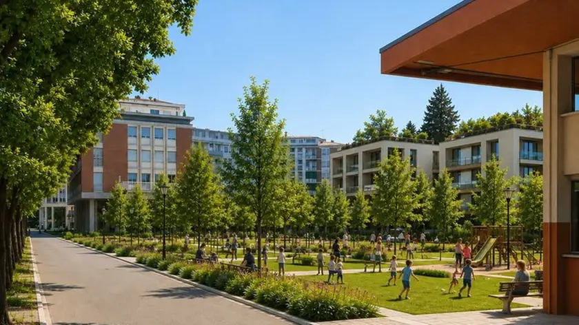La proiezione della stazione delle corriere all’ex Siamic trasformata in parco