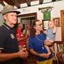 Fabio Padovan con uno degli ospiti ucraini