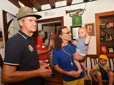Fabio Padovan con uno degli ospiti ucraini