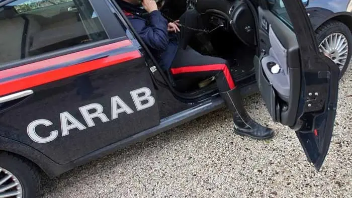 Una pattuglia dei carabinieri