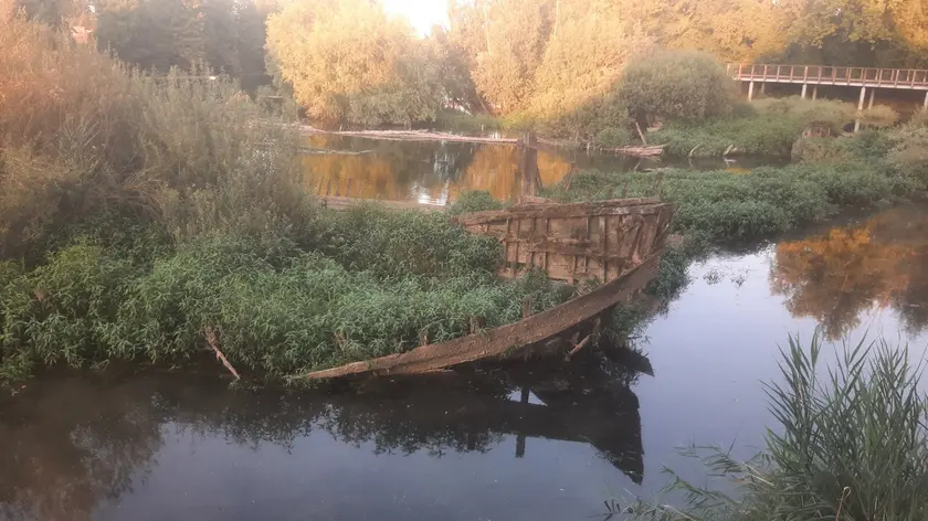 I burci riaffiorati sul Sile a causa della siccità