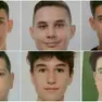 Da sinistra in senso orario i sei studenti: Riccardo Cecchin, Denis Cioara, Alberto Marin, Alexandru Dragos Miron, Samuel Ragazzo e GerardoSanti