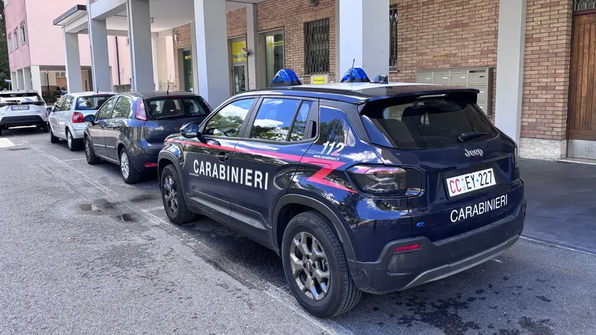 L'intervento dei carabinieri