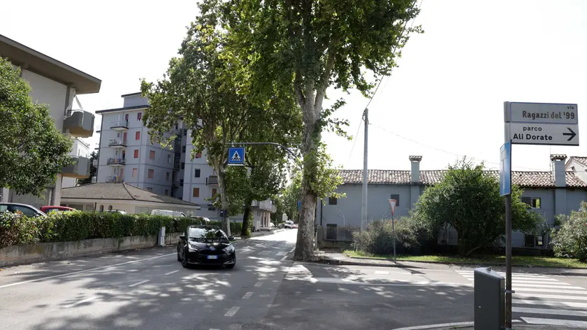 Il luogo in cui la maestra è stata investita dal suo ex studente