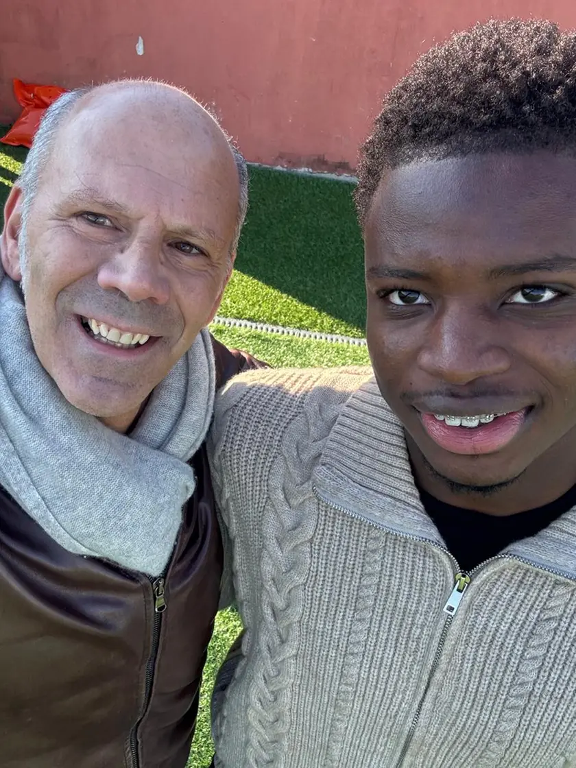 Alphadjo Cisse con Dalla Costa