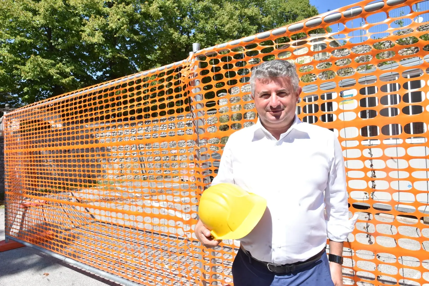 Il sindaco di Pieve di Soligo Stefano Soldan