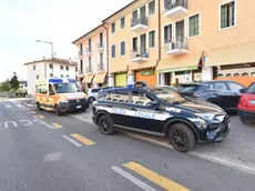 L'intervento della polizia locale e del Suem 118 a Vittorio Veneto