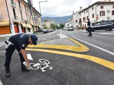 Il punto in cui l'80enne è stato investito