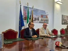 Giovanni Ferro con il direttore generale Giancarlo Bizzarri