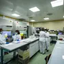 Un laboratorio di microbiologia (foto d'archivio)