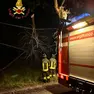 Un intervento dei vigili del fuoco