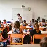 Una lezione alla scuola primaria