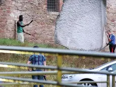 La foto si riferisce a un caso simile che si era verificato a Jesi, in provincia di Ancona
