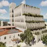 Un rendering della moschea
