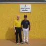 Giovanni Forno con un atleta