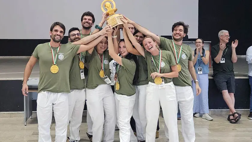 Il team vincitore dell'Università di Padova