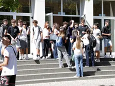 Gli studenti all’uscita del Duca degli Abruzzi