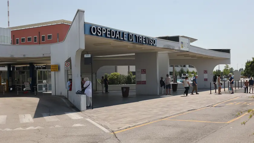 L’ingresso dell’ospedale Ca’ Foncello