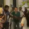 Un fermo immagine dell'aggressione all'attrice bengalese