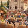 La locandina del Palio delle Botti a Barcon