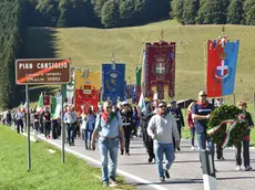 Il raduno in Cansiglio per commemorare i 480 caduti del rastrellamento nazifascista