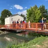 La passerella ciclopedonale sulla Piavesella