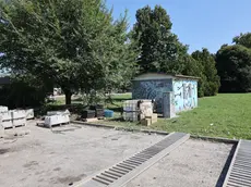 Una parte dell’area dove sorgerà il nuovo Famila