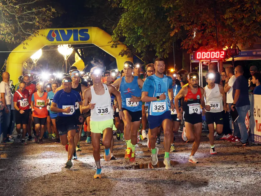 La partenza dell'Urban Trail dello scorso anno