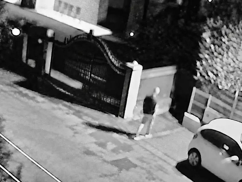 Il ladro immortalato dalle telecamere a Zero Branco