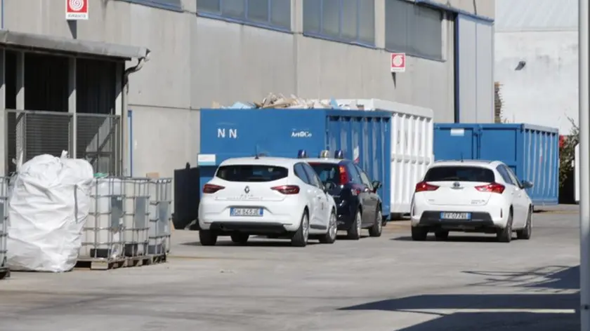 L'azienda dove si è verificato l'incidente sul lavoro (fotofilm)