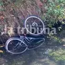 La bici distrutta
