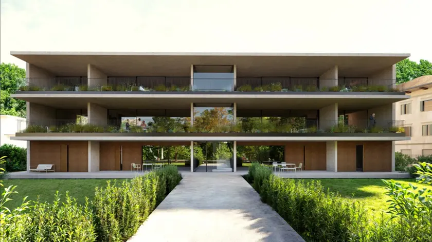 Il progetto di edificazione al posto della villa di viale Vittorio Veneto